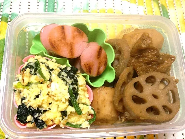 残り物でお弁当|Mesochapoさん