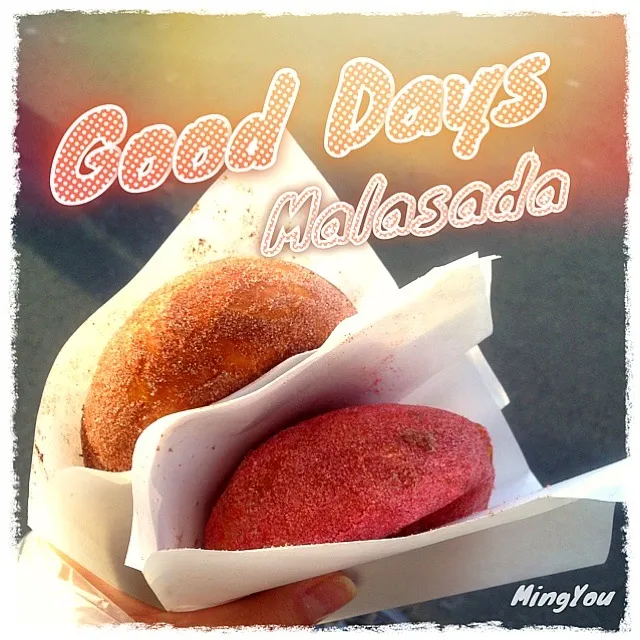 Malasada (Cinnamon & Strawberry)|みん(๑・‿・๑)さん