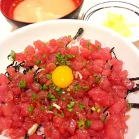 Japanese rice with chopped maguro|Ramidaさん