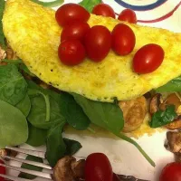 Snapdishの料理写真:Omelet with veggies|Andreaさん