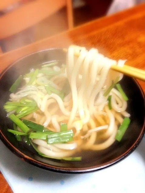 夜食   うどん🍀|ビアンキさん