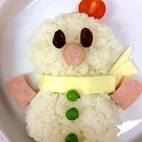 Snapdishの料理写真:雪だるまごはん|vanさん