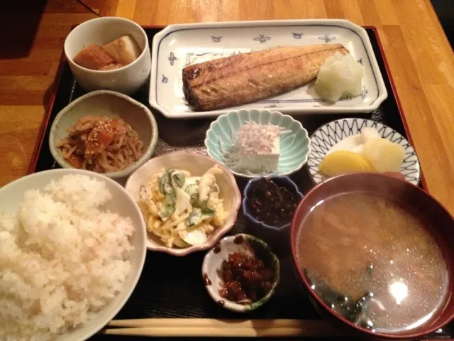 鯖塩焼き定食（８００円|おっちさん