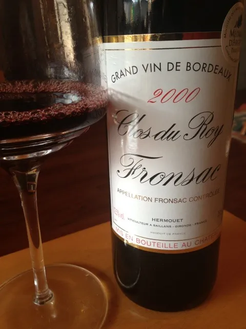 クロ デュ ロワ フロンサック2000|あきらさん