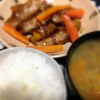 Snapdishの料理写真:肉巻き野菜|アユミさん