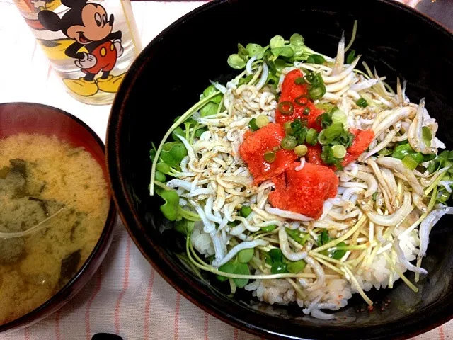 明太しらす丼|みゆさん