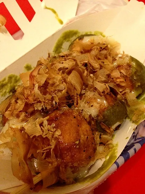 Snapdishの料理写真:Wasabi taco Yaki|Elaineさん