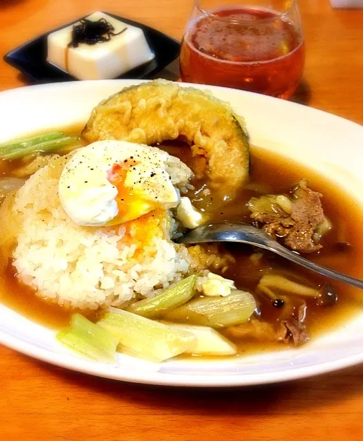 Snapdishの料理写真:カレー丼！|トッシ~さん