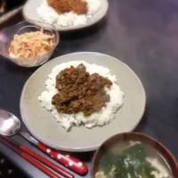 Snapdishの料理写真:キーマカレー|ユキやんさん