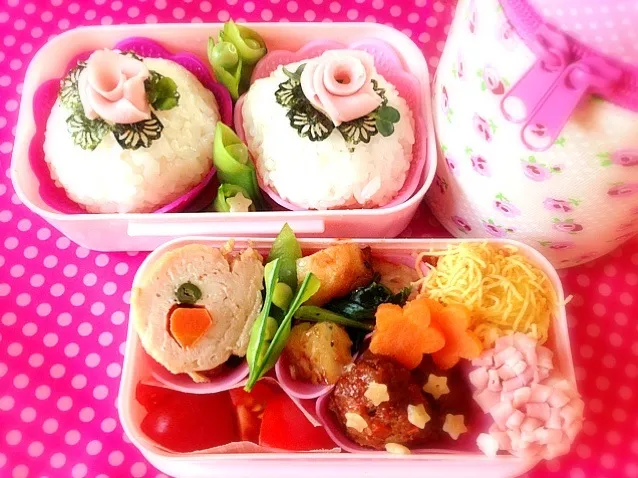 ギョニソ薔薇弁当♡|びすこさん