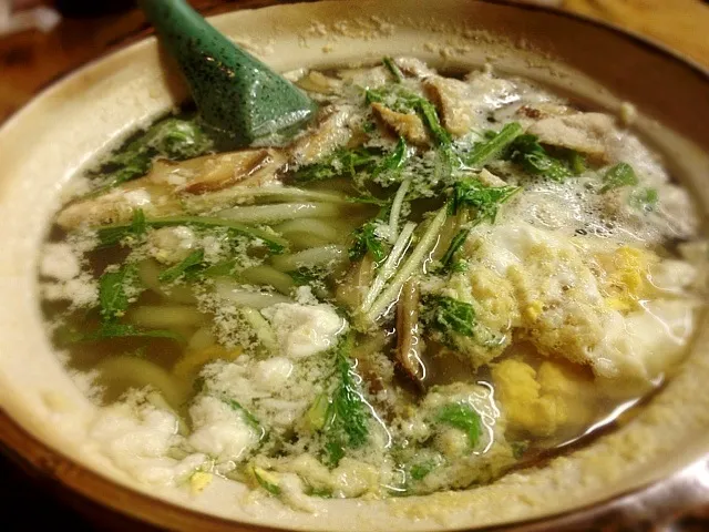 鍋焼きうどん♪|tku🍅🍝🍜🍝🍜🍝🍅さん