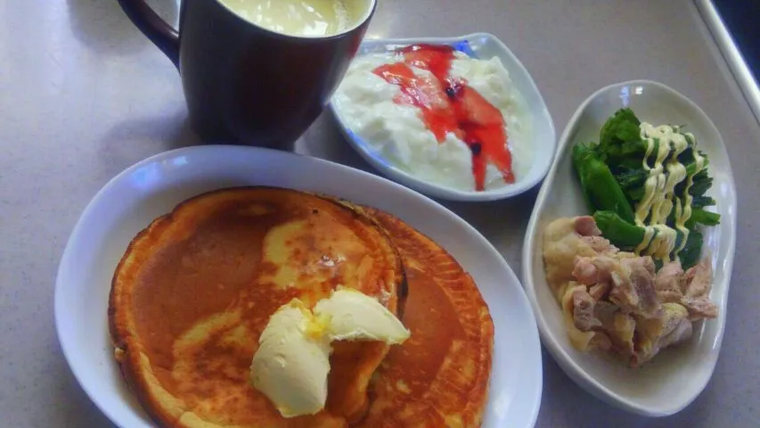 パンケーキ朝食|麻矢さん