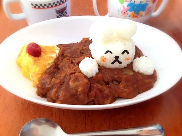 お風呂シロクマカレー(*^_^*)|ミッチーZさん