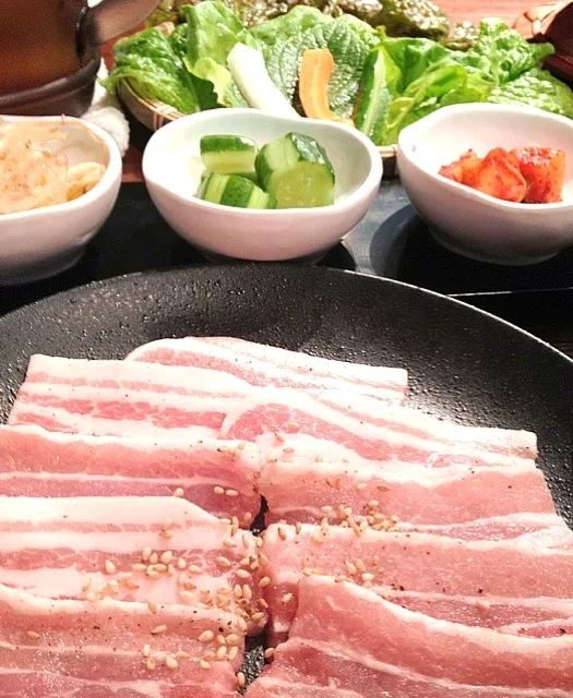 韓国家庭料理✨豚塩カルビ〜🐷これで今日も残業頑張れるわ〜👊😘|ちーねーさん