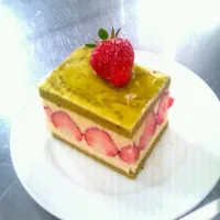 ピスタチオのケーキ|くまこふさん