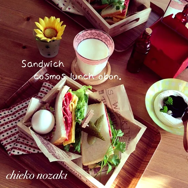 Snapdishの料理写真:Sandwich☆lunch|野崎智恵子さん