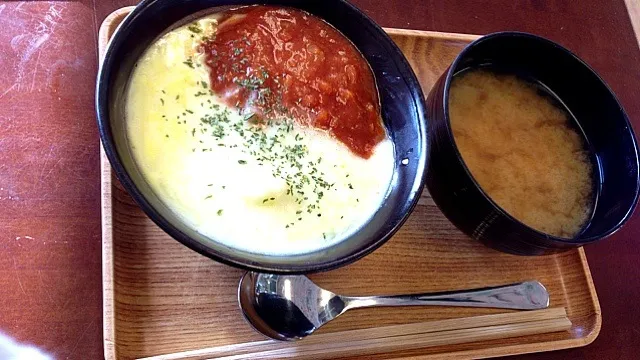 加藤牧場ｂａｆｆｉのとろ〜りチーズ丼♥〜ミートソース〜|美香さん