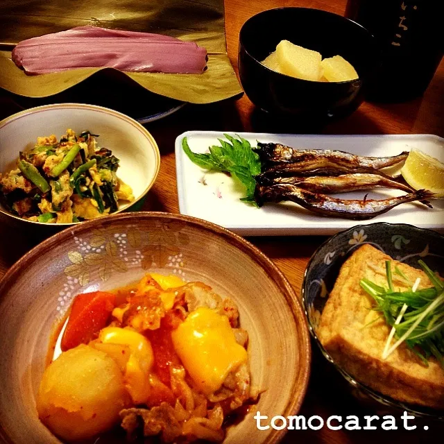 Snapdishの料理写真:本日もお家居酒屋です♡|tomocarat.さん