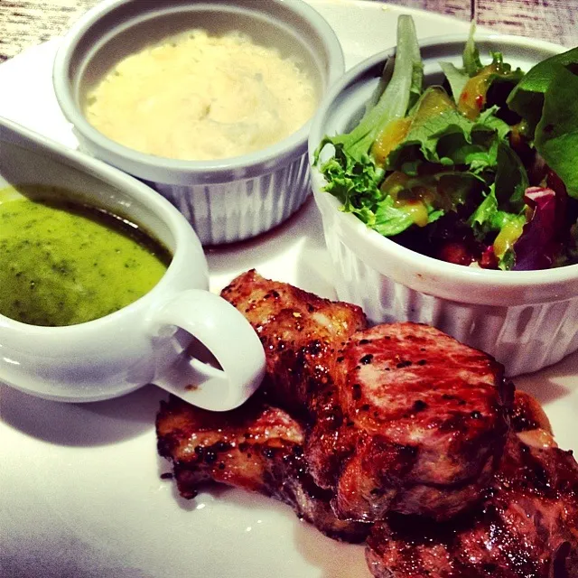 loin.chops.green.bernaise|ej adamさん