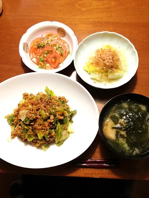 Snapdishの料理写真:おばんざい・麻婆春雨『きのう何食べた？』Ver.|リンコさん