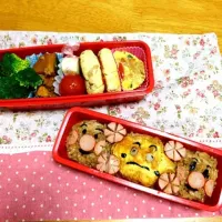 Snapdishの料理写真:初！キャラ弁！|たにあかねさん