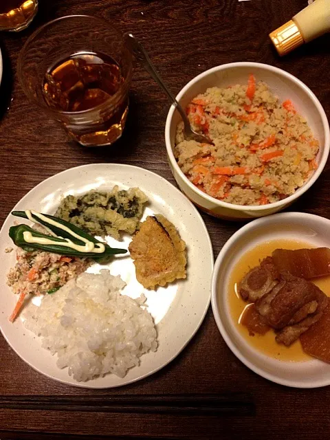 大根と豚肉煮もの|くまーさん