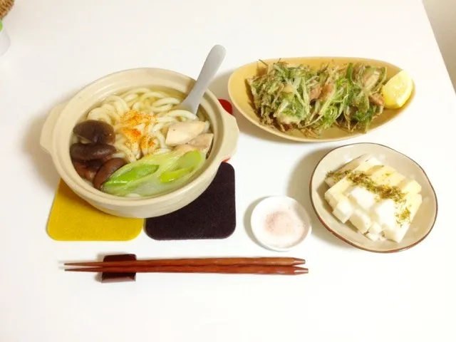 またまた土鍋で夕ご飯♪|サエさん