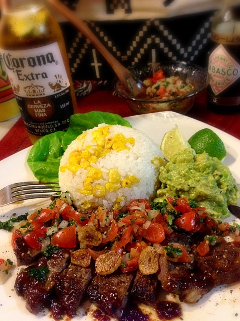 元気の出るメキシカンステーキdeワンプレート Exican Steak Oneplate With Vinagrete Guacamole Romie Snapdish スナップディッシュ Id Zp5naa