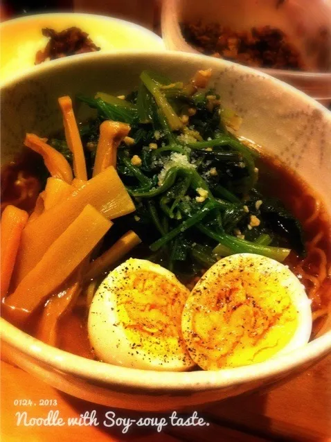 Noodle with Soy-soup.|Marci Martinさん