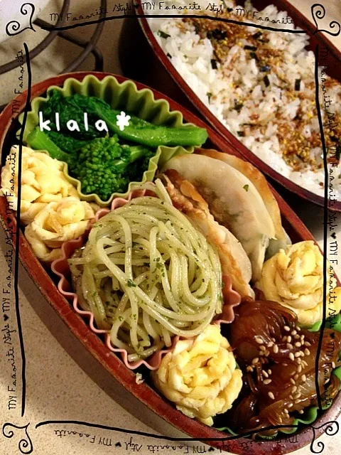 Snapdishの料理写真:メインがないぞ！弁当☆1/25|くららさん