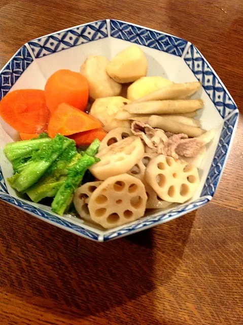 根菜と菜の花のサッと煮|平林明美さん