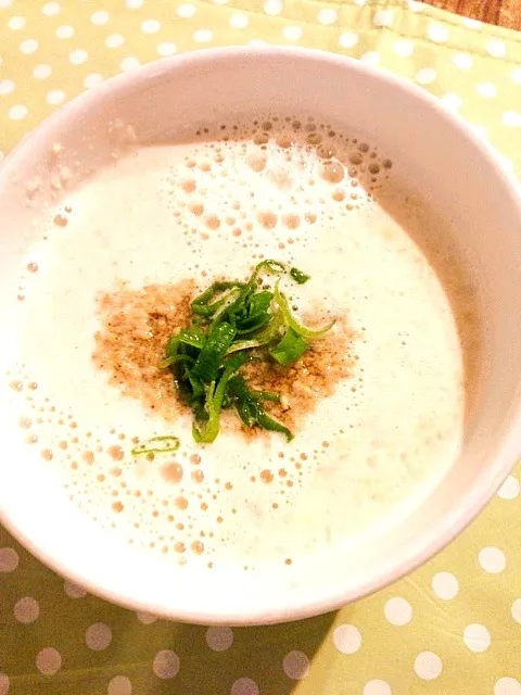 Snapdishの料理写真:お豆腐と大根の胡麻味噌スープ🍲💛|まみりんごさん