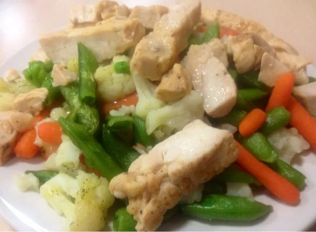 It's a grilled chicken and steamed veggies kind of night! :) You can't go wrong.|Alena Eydlishさん