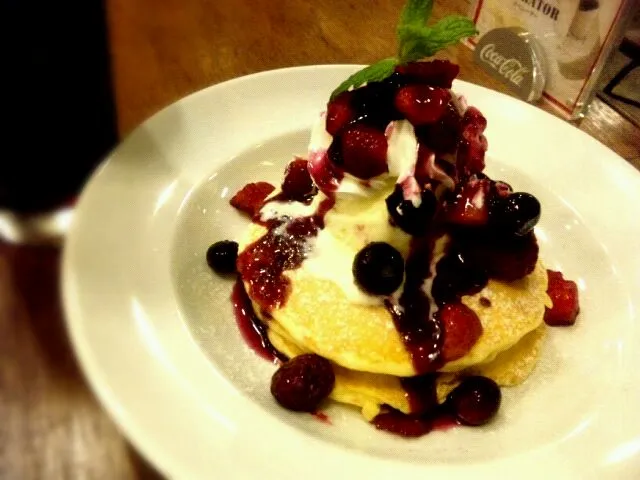 ベリーベリーパンケーキ@Calmkitchen|汐桜さん