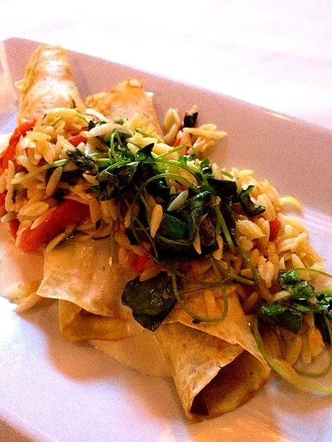 Chicken crepe with orzo|poさん