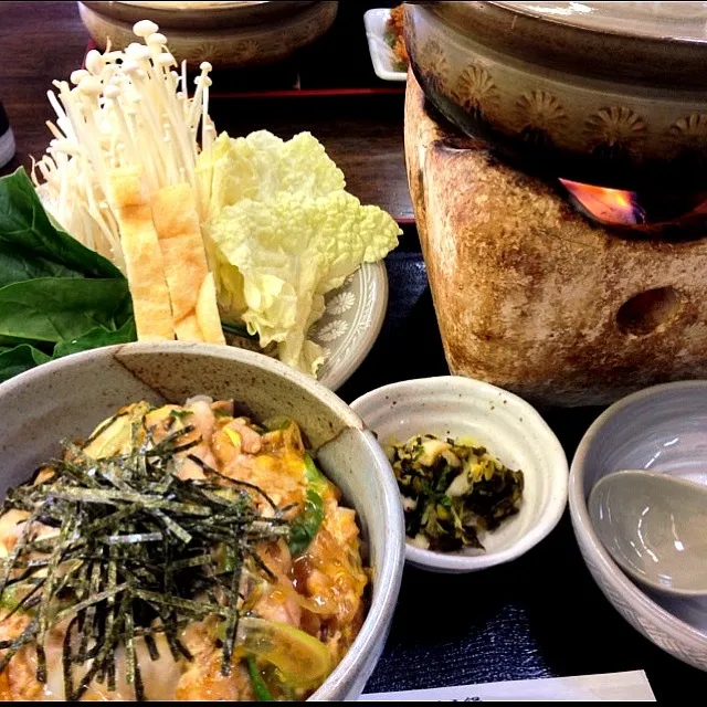 親子丼 と うどん鍋|くみくみさん