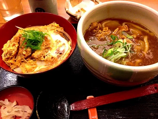 カレーうどん&カツ丼|カリヤ レイイチロウ。さん