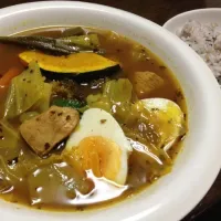 Snapdishの料理写真:スープカレー╰(*´︶`*)╯♡|きみかさん