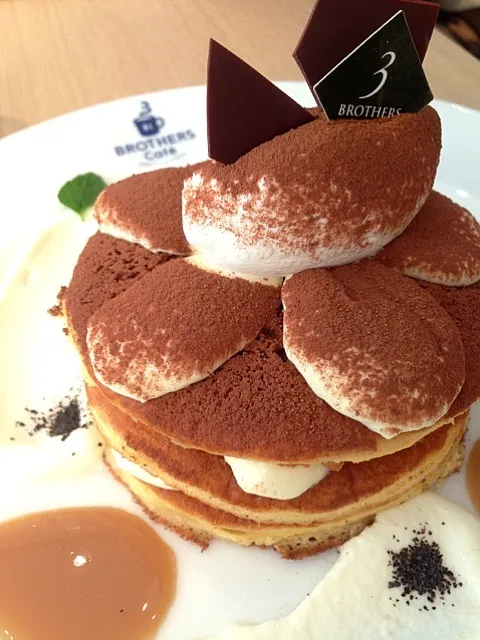 chai tea tiramisu pancakes :)|mさん