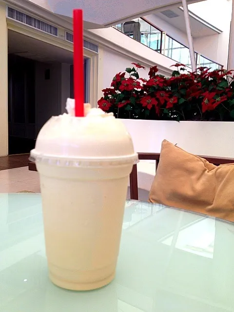 Carl's Jr handscooped vanilla milkshake|Cloudy Gさん