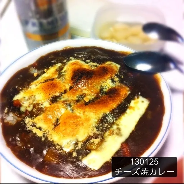 130125-チーズ焼カレー #夕食 #自炊|dune725さん