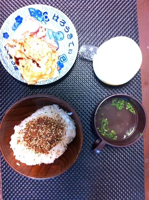 鶏がらスープ朝食です！|一色さん