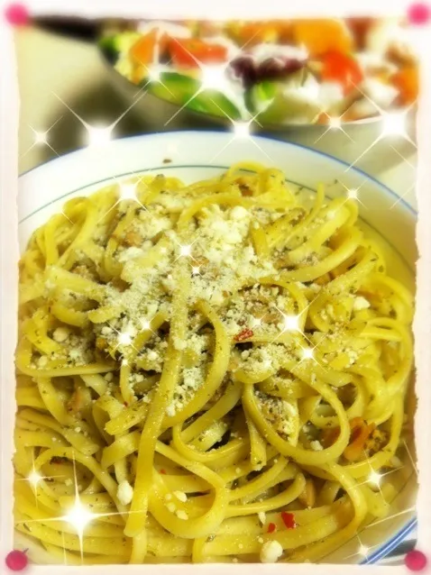 Pasta w/ white clam sauce|Juliee ~ ジュリーさん