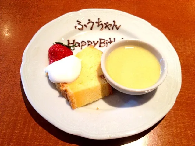 Snapdishの料理写真:ふーちゃんの誕生日Part3|りらっくまさん