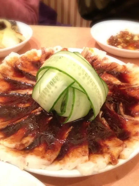 Boiled Pork berry with sweet black chili sauce|yukさん