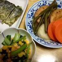 Snapdishの料理写真:ヘルシー和食晩ごはん|なささん