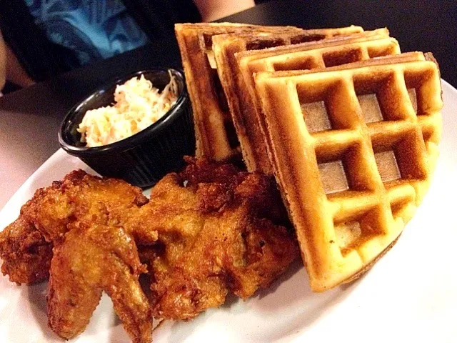 Fried chicken with waffle|prissyさん