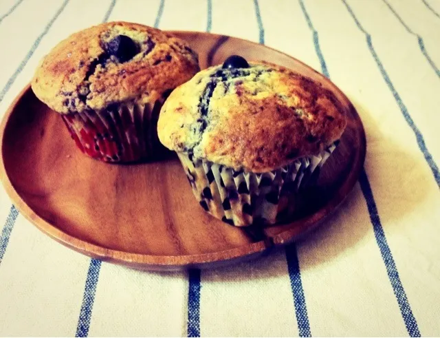 Snapdishの料理写真:muffin(ブルーベリーVer.)|COTO.さん