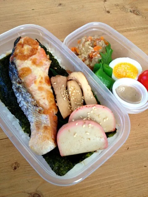 Snapdishの料理写真:旦那弁当1/27|まっきーさん