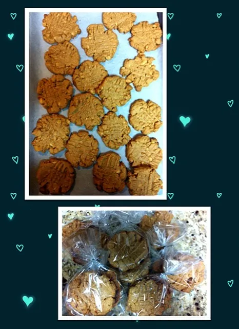 chunky peanut butter cookies.|Esther :dさん